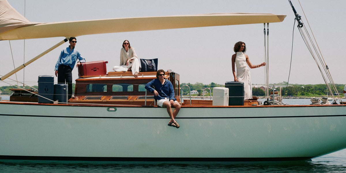a group of people on a boat