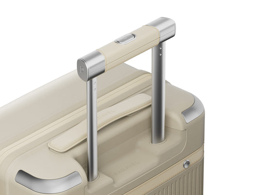 a close up of a luggage