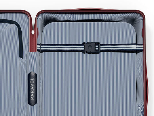 a close up of a suitcase