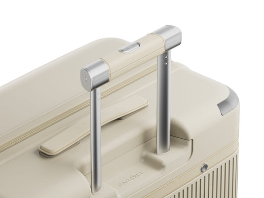a close up of a luggage