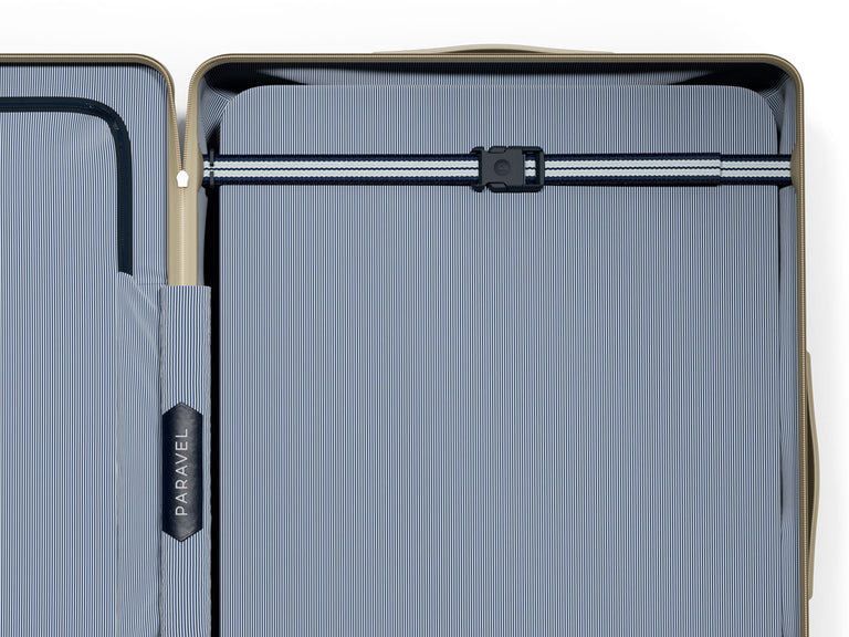 a close up of a suitcase