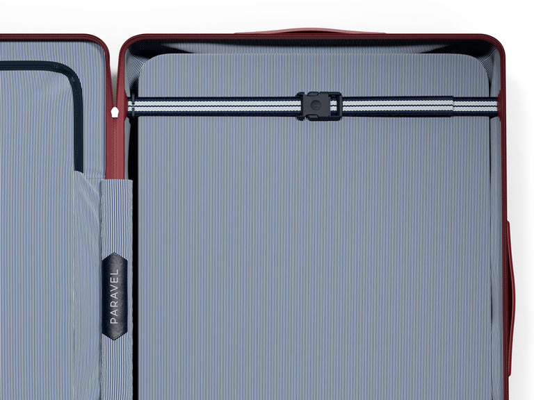 a close up of a suitcase