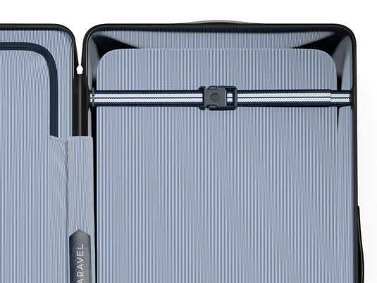 a close up of a suitcase