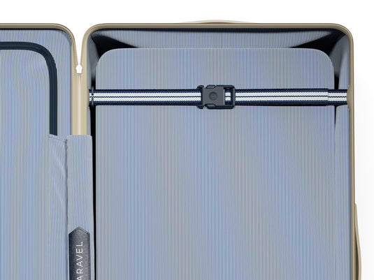 a close up of a suitcase