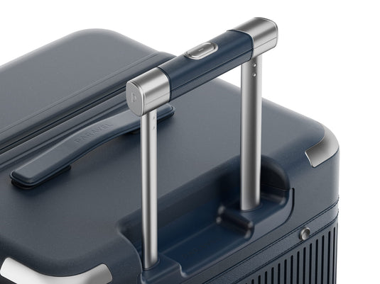 a close up of a luggage