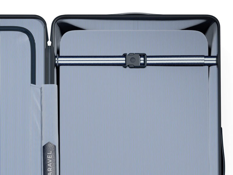 a close up of a suitcase