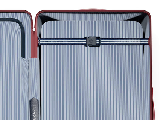 a close up of a suitcase