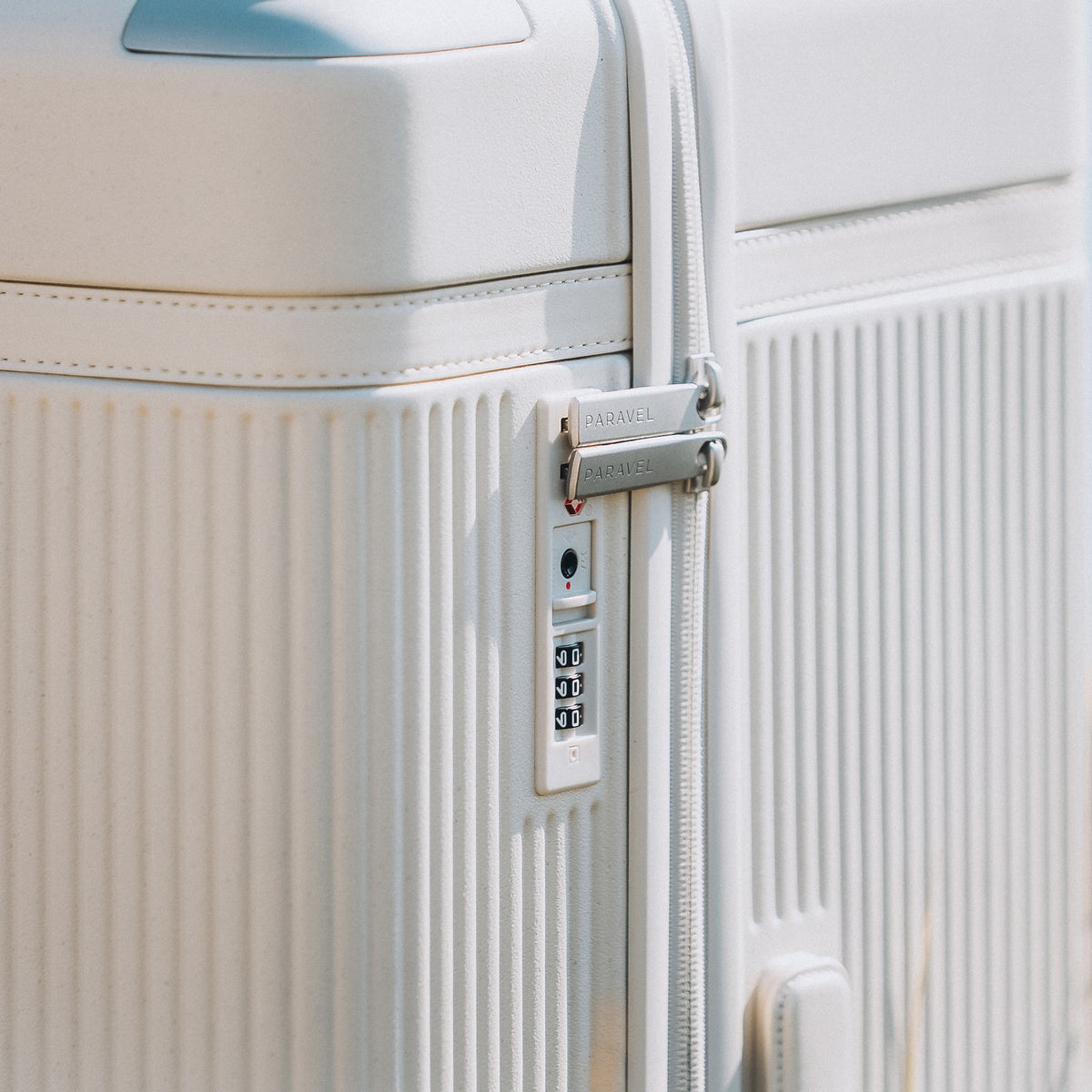 a close up of a luggage