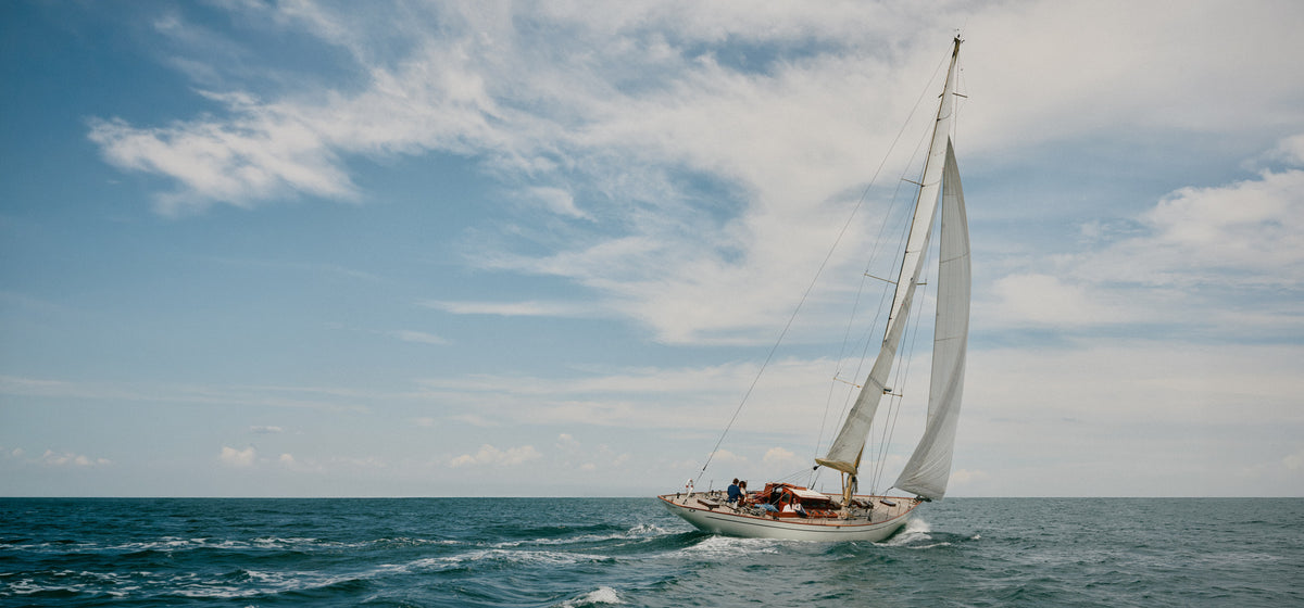 a sailboat on the water