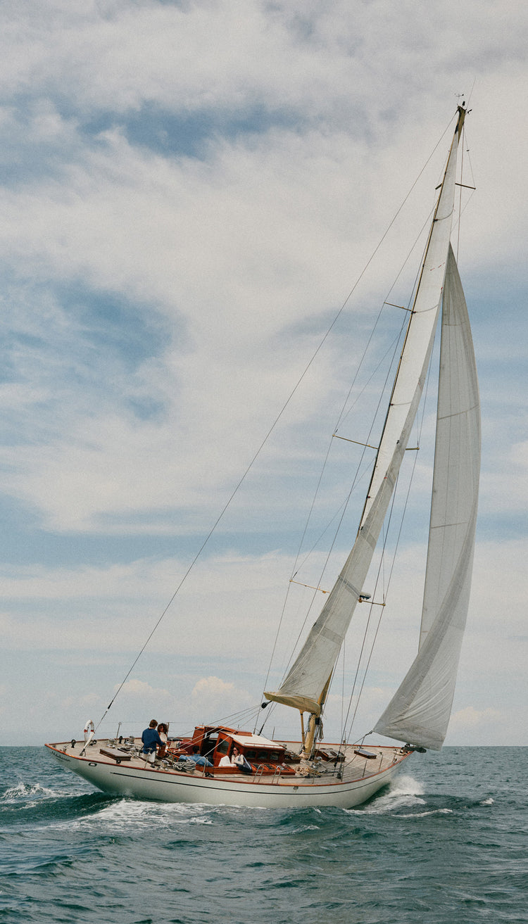 a sailboat on the water