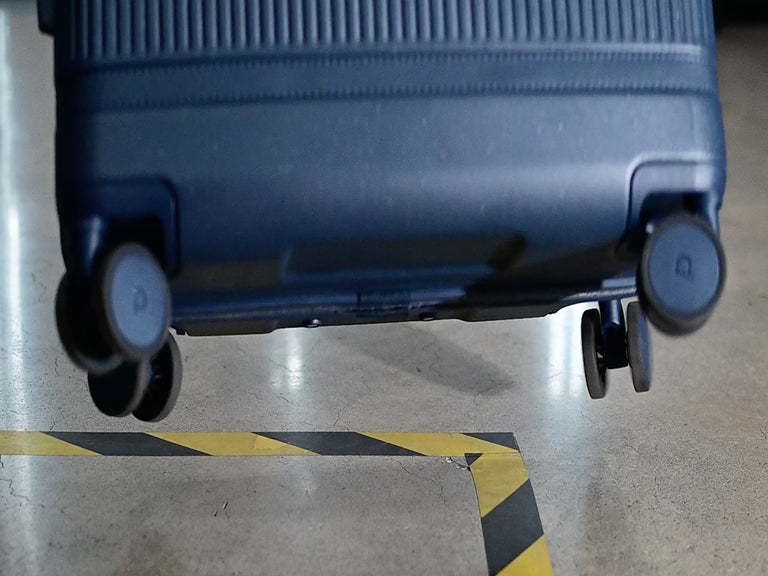 a close up of a luggage