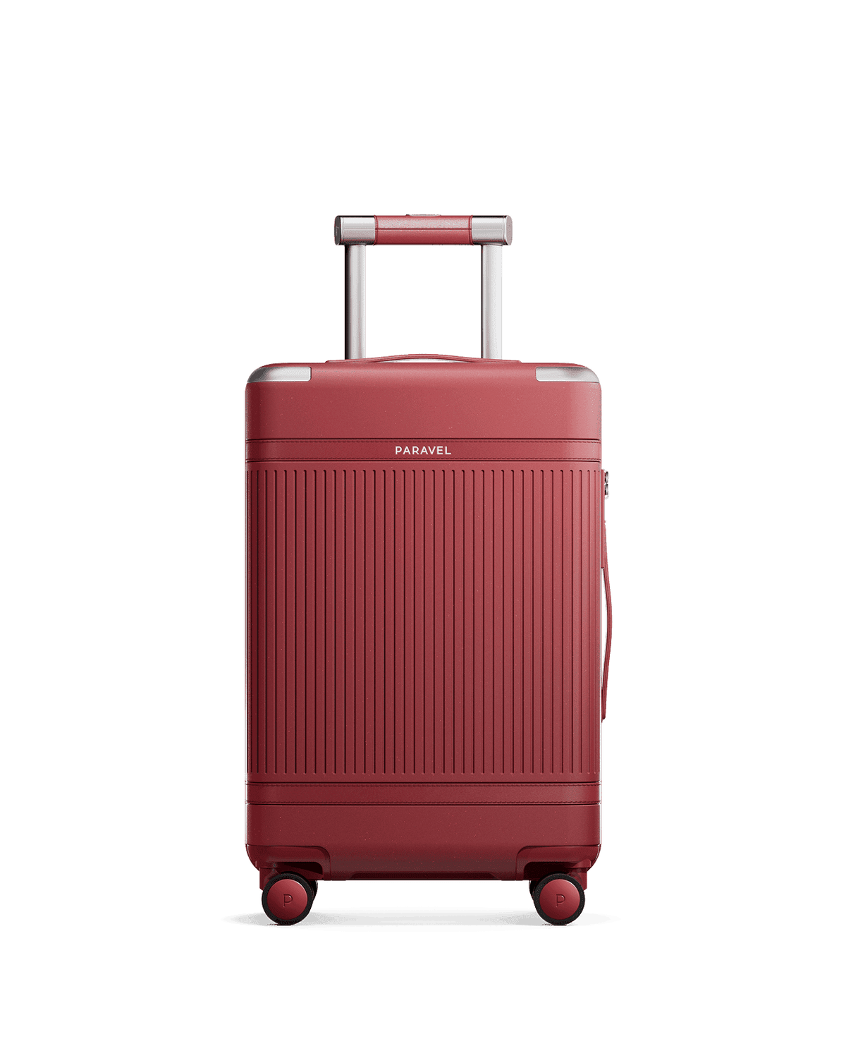 Paravel Aviator Carry On Suitcase - Newport Red (Red)