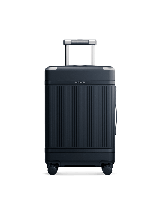 Paravel Aviator Carry On Plus Suitcase - Bar Harbor Navy (Navy) - Front