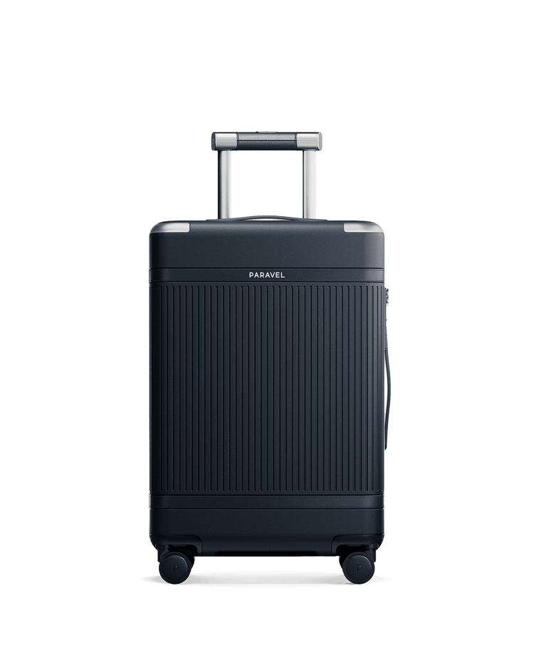 Paravel Aviator Carry On Plus Suitcase - Bar Harbor Navy (Navy) - Front