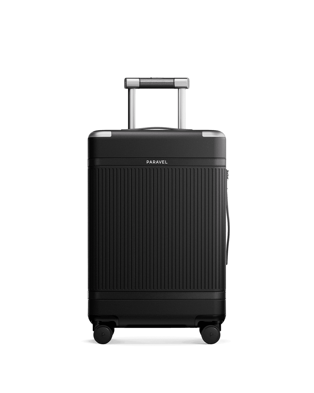 Paravel Aviator Carry On Plus Suitcase - Mystic Black (Black)  - Front