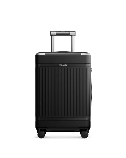 Paravel Aviator Carry On Plus Suitcase - Mystic Black (Black)  - Front