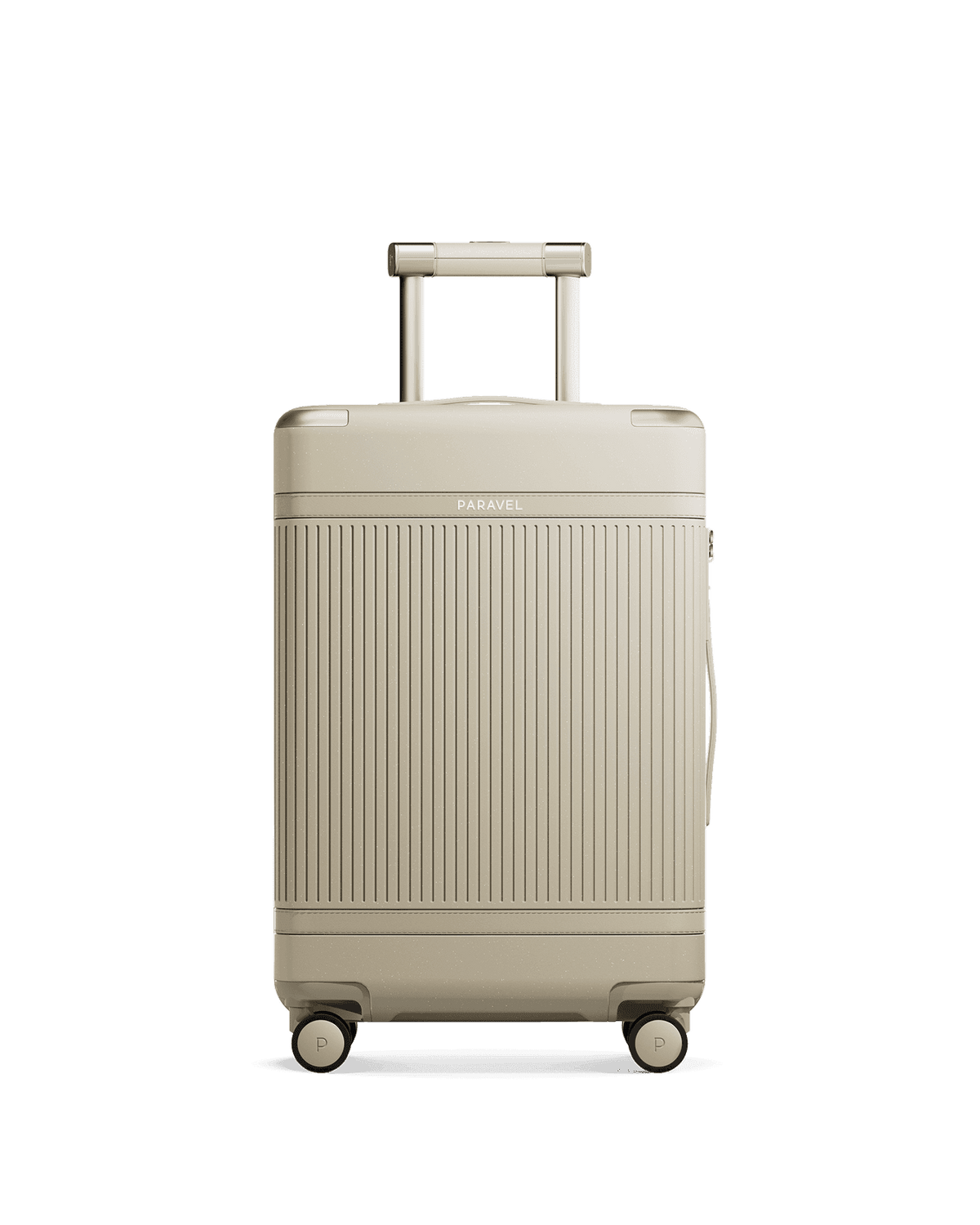 Paravel Aviator Carry On Plus Suitcase - Nantucket Cream (Beige) - Front