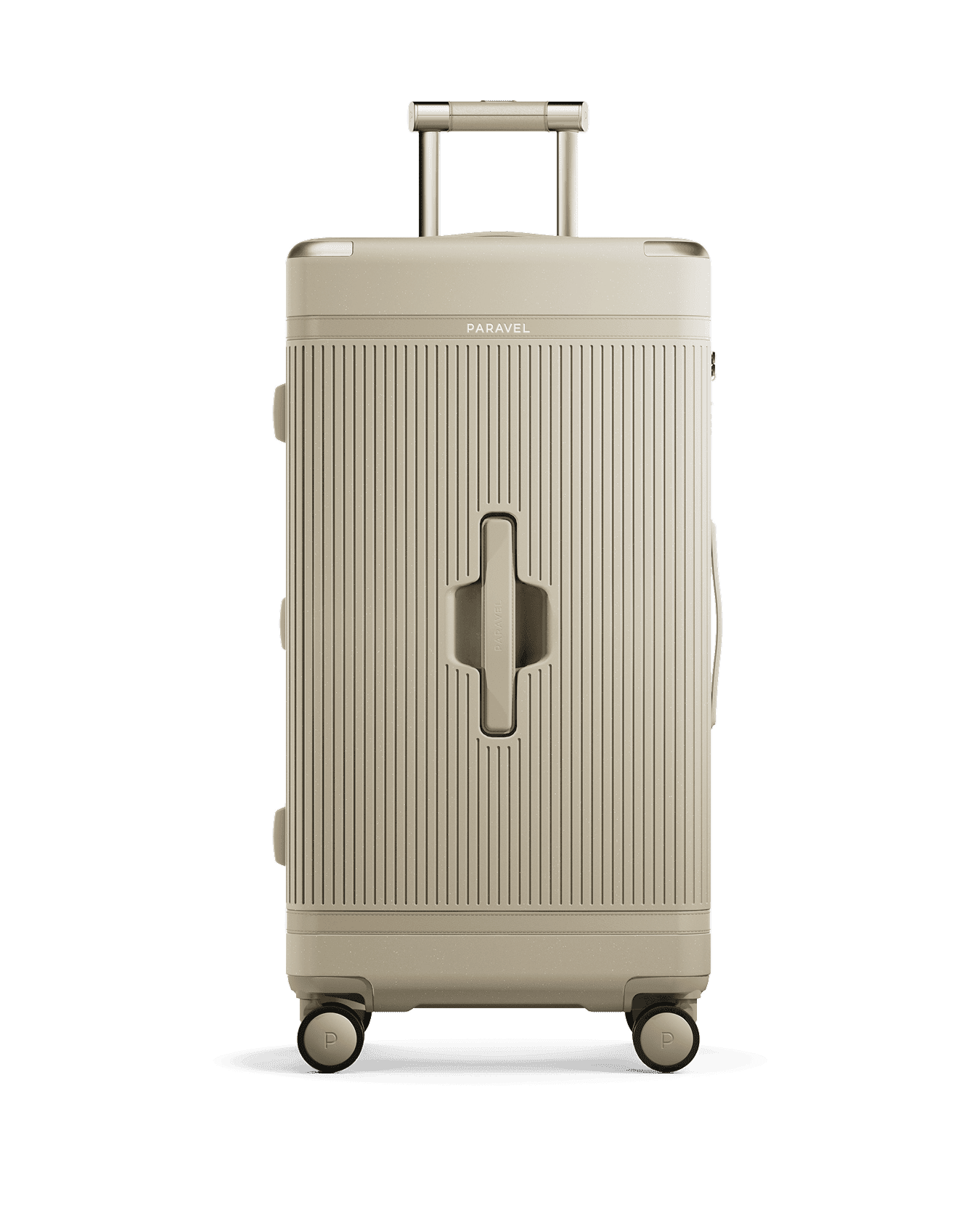 Paravel Aviator Trunk Suitcase - Nantucket Cream (Beige) - Front