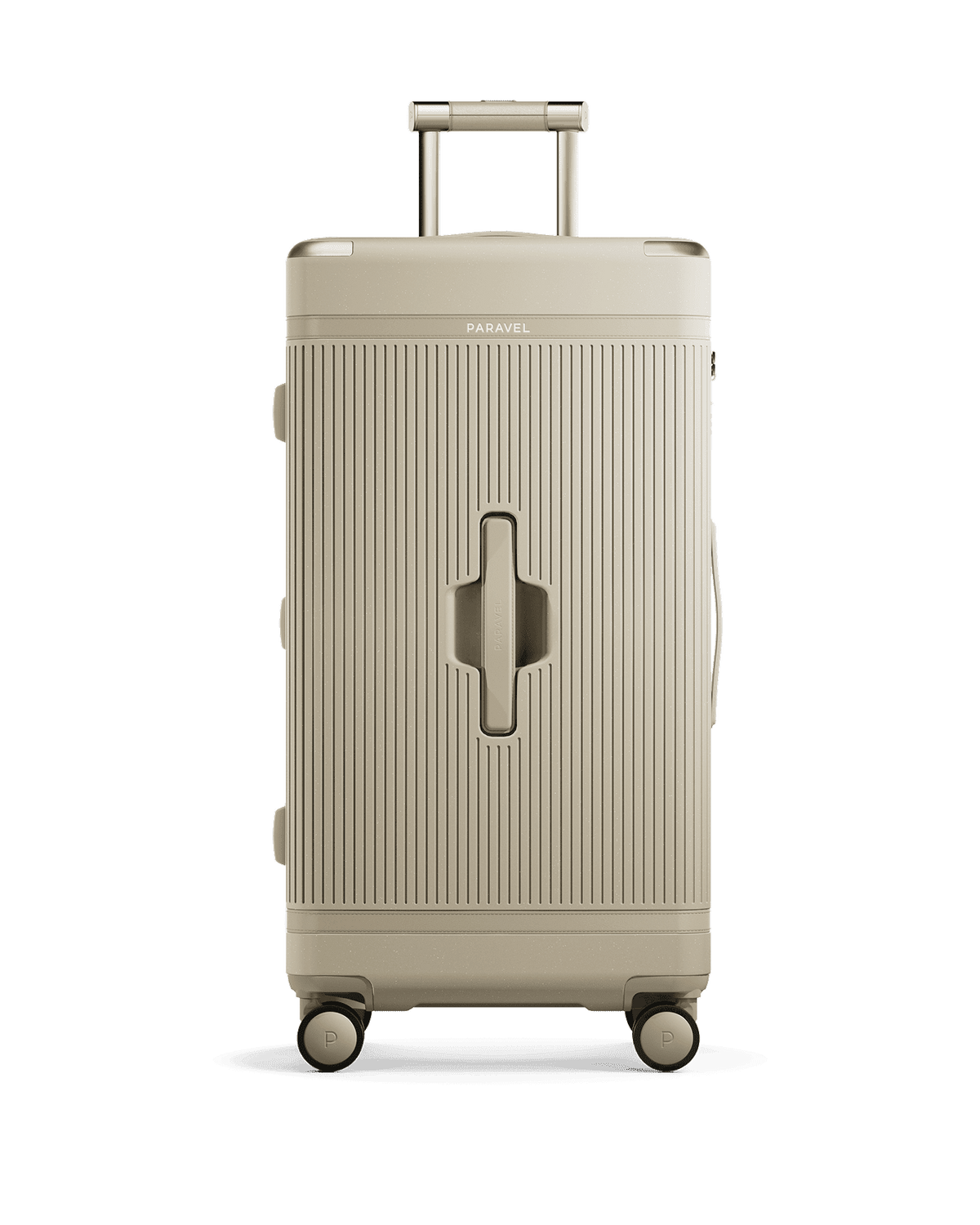 Paravel Aviator Trunk Suitcase - Nantucket Cream (Beige) - Front