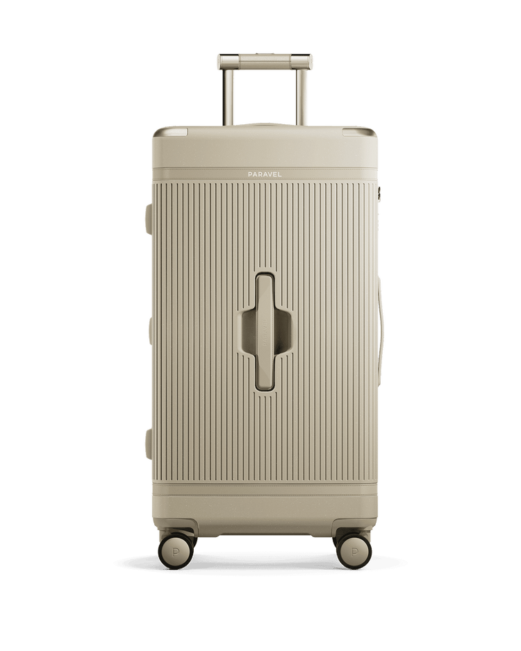 Paravel Aviator Trunk Suitcase - Nantucket Cream (Beige) - Front