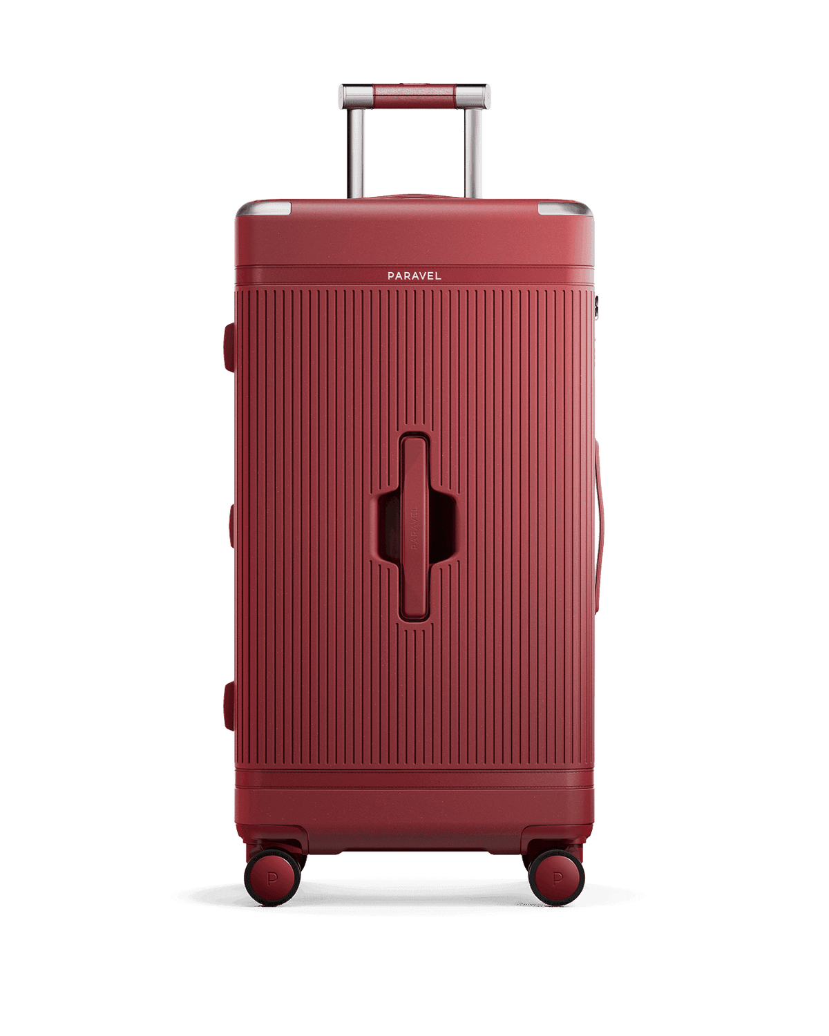 Paravel Aviator Trunk Suitcase - Newport Red (Red) - Front