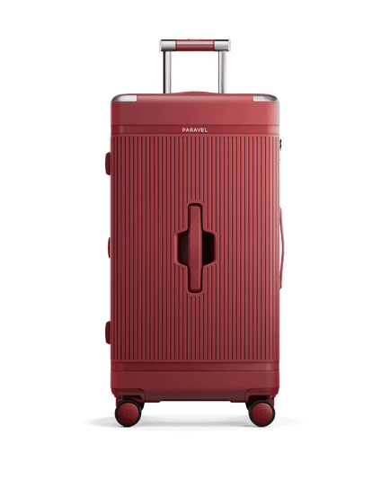 Paravel Aviator Trunk Suitcase - Newport Red (Red) - Front