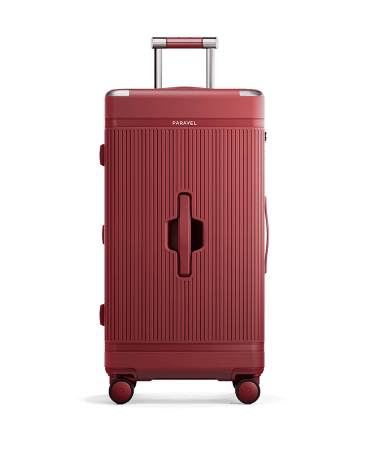 Paravel Aviator Trunk Suitcase - Newport Red (Red) - Front