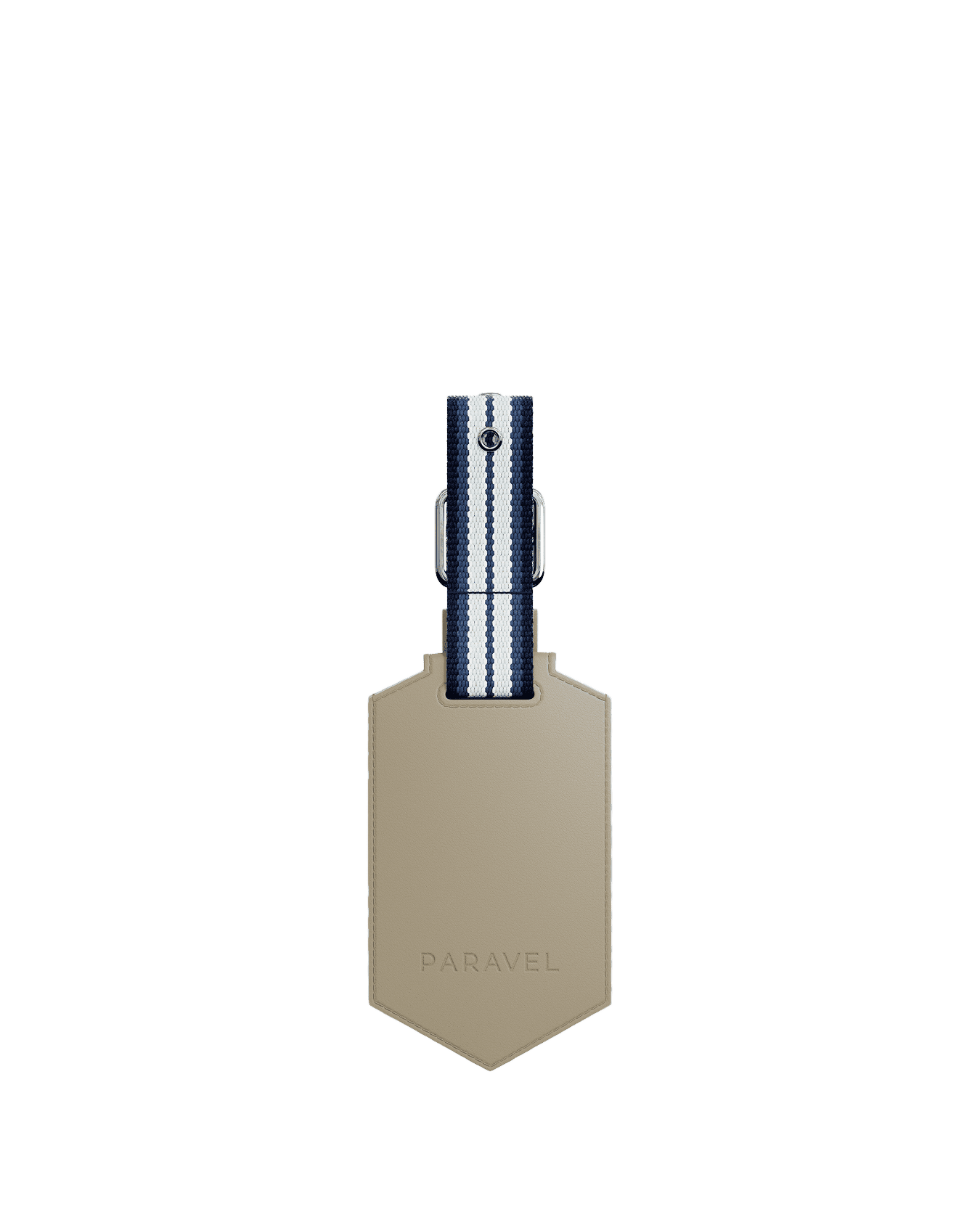 Paravel Luggage Tag - Nantucket Cream (Beige) - Front