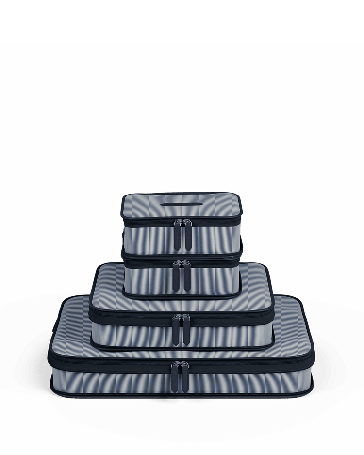 Paravel Packing Cubes - 4 Pack - Bar Harbor Navy (Navy) - Front