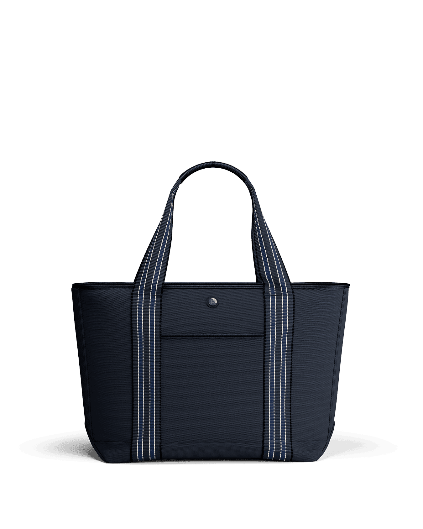 Paravel Signature Canavas Tote Bag - Bar Harbor Navy (Navy) - Front