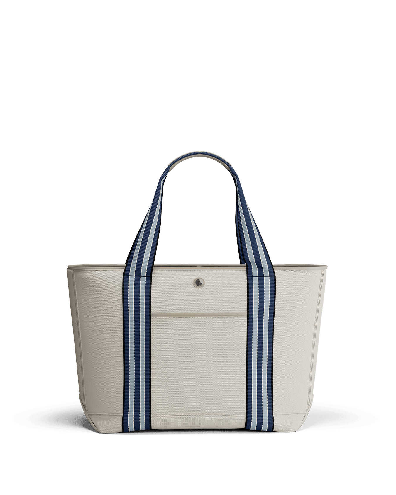Paravel Signature Canavas Tote Bag - Nantucket Cream (Beige) - Front