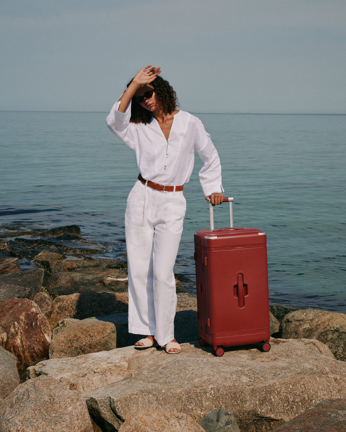 Paravel Aviator Trunk - Newport Red (Red)