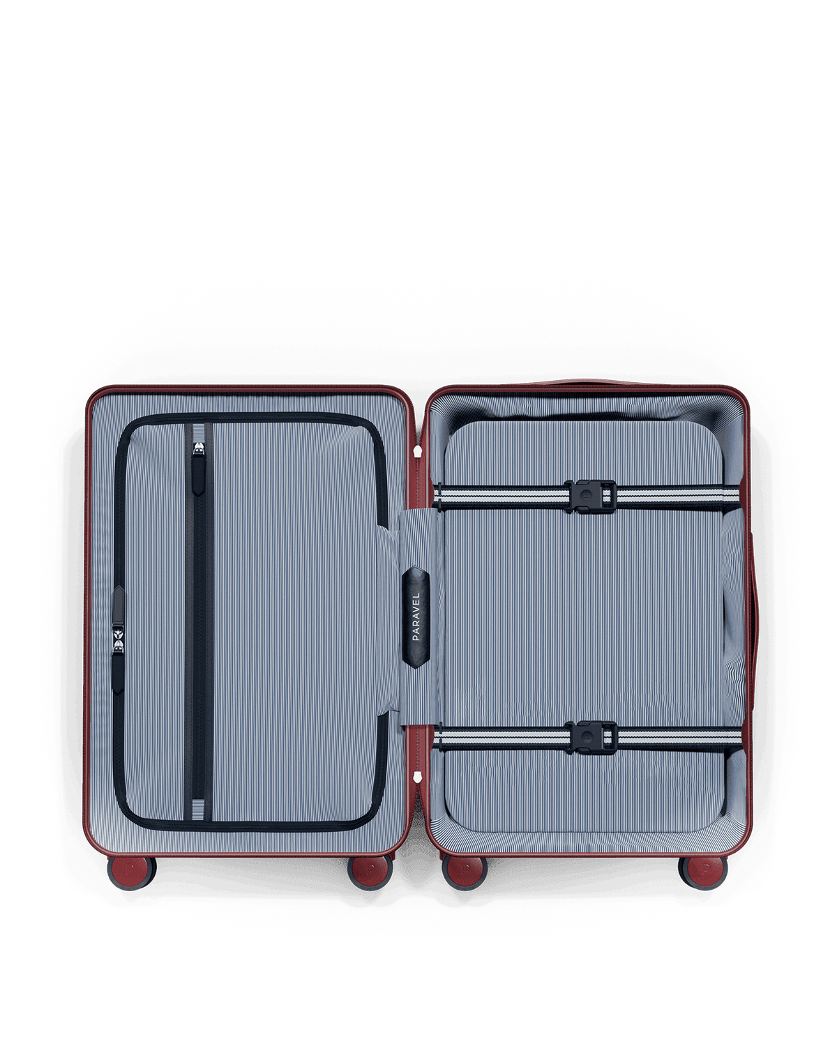 Paravel Aviator Carry On Suitcase - Newport Red (Red)