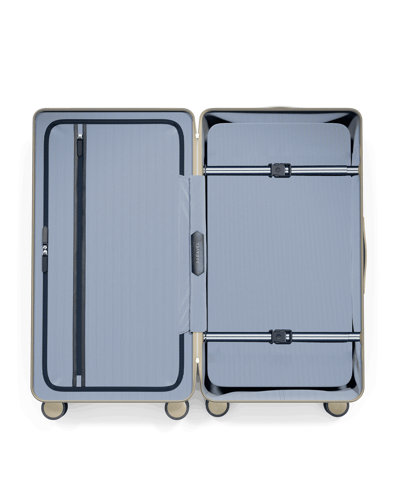 Paravel Aviator Trunk Suitcase - Nantucket Cream (Beige) - Internal