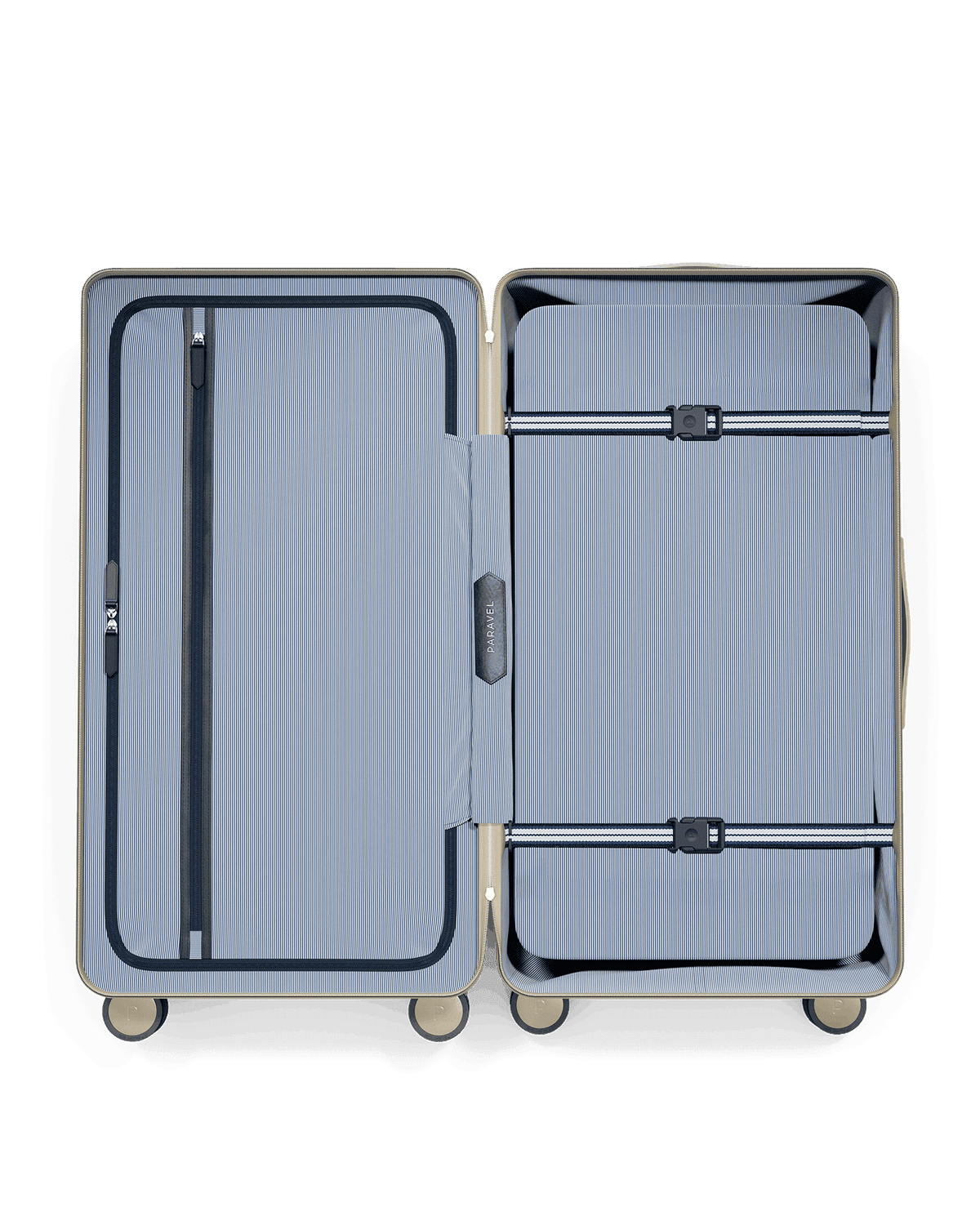 Paravel Aviator Trunk Suitcase - Nantucket Cream (Beige) - Internal