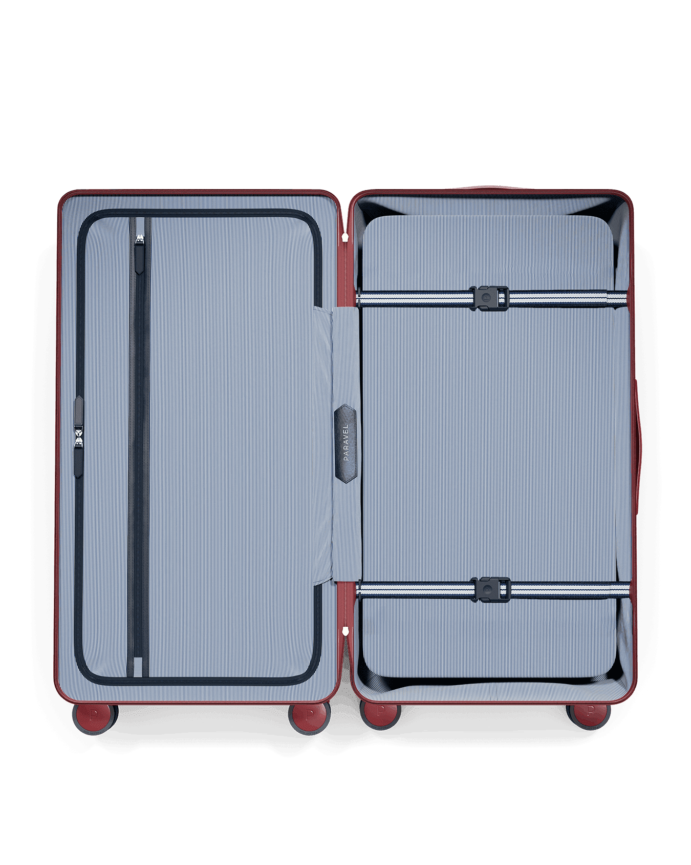 Paravel Aviator Trunk Suitcase - Newport Red (Red) - Internal 