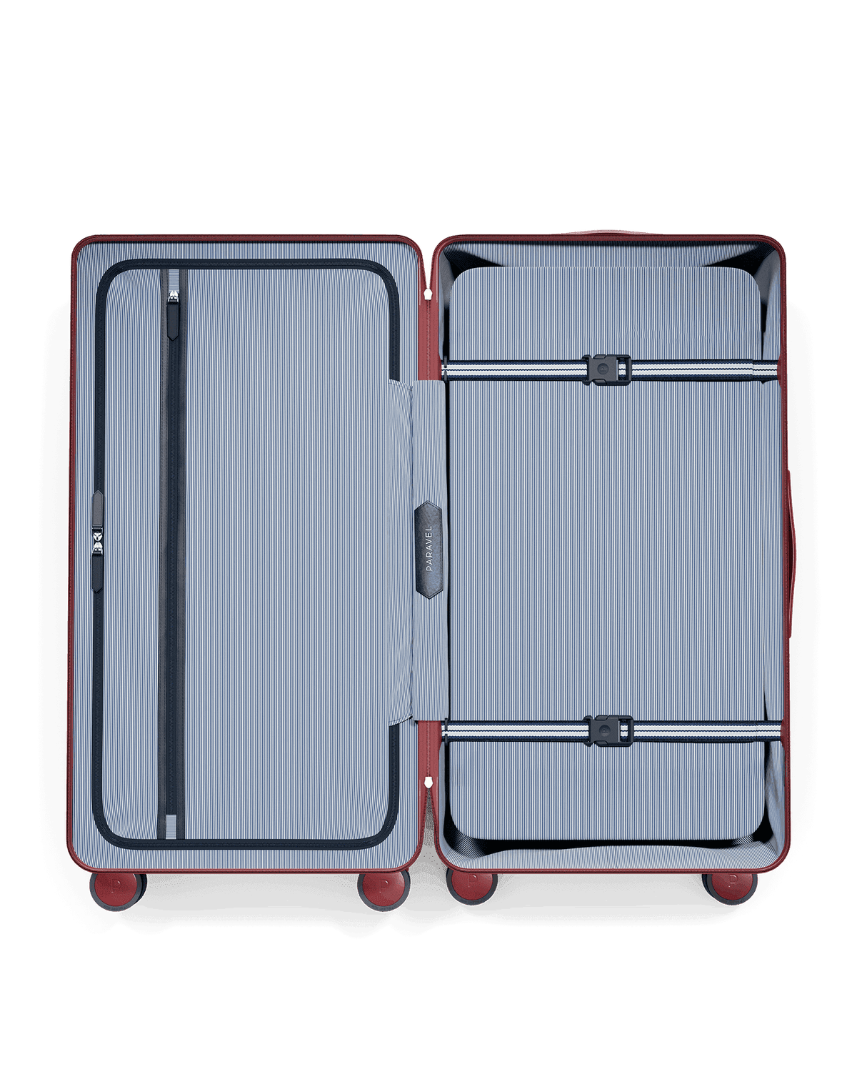 Paravel Aviator Trunk Suitcase - Newport Red (Red) - Internal 
