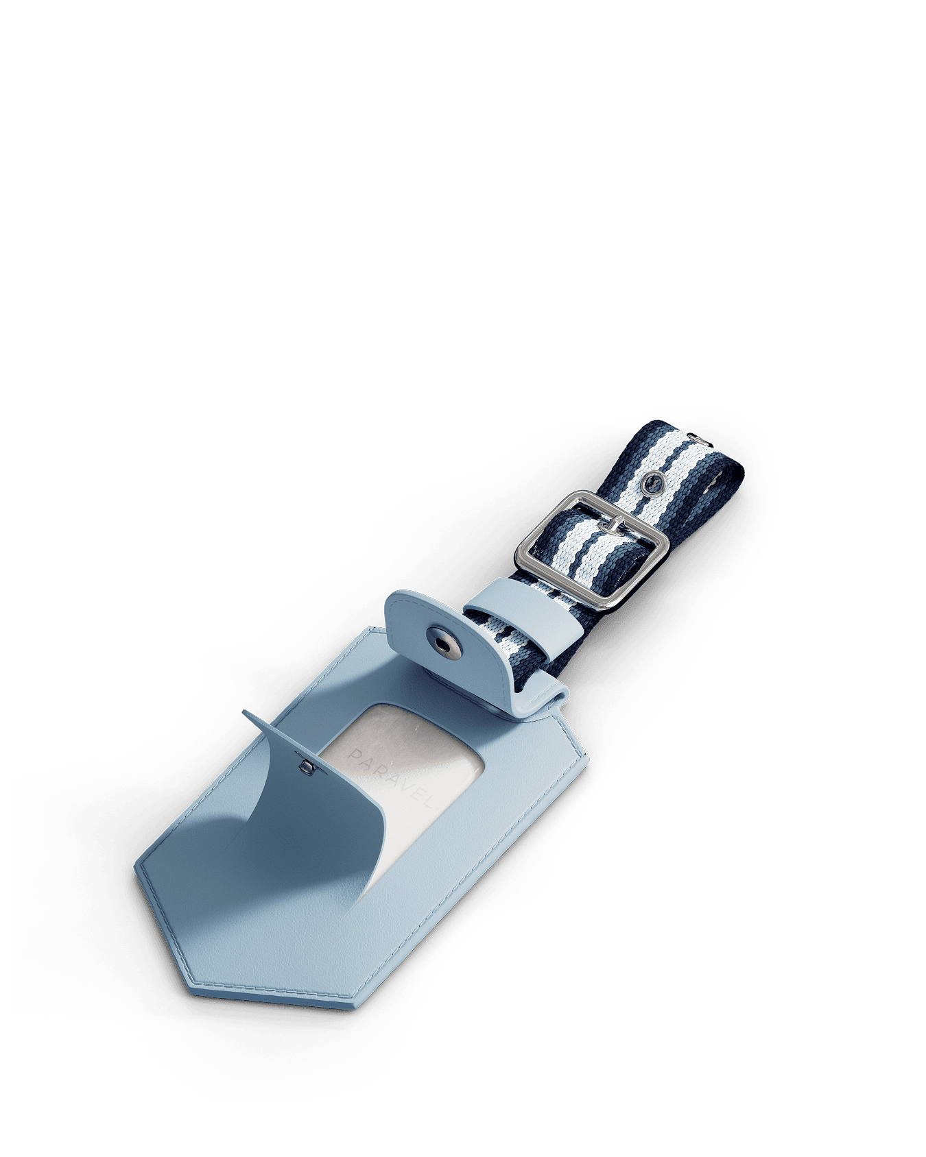Paravel Luggage Tag - Rockport Mist Blue (Blue) - Open