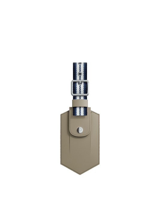 Paravel Luggage Tag - Nantucket Cream (Beige) - Back