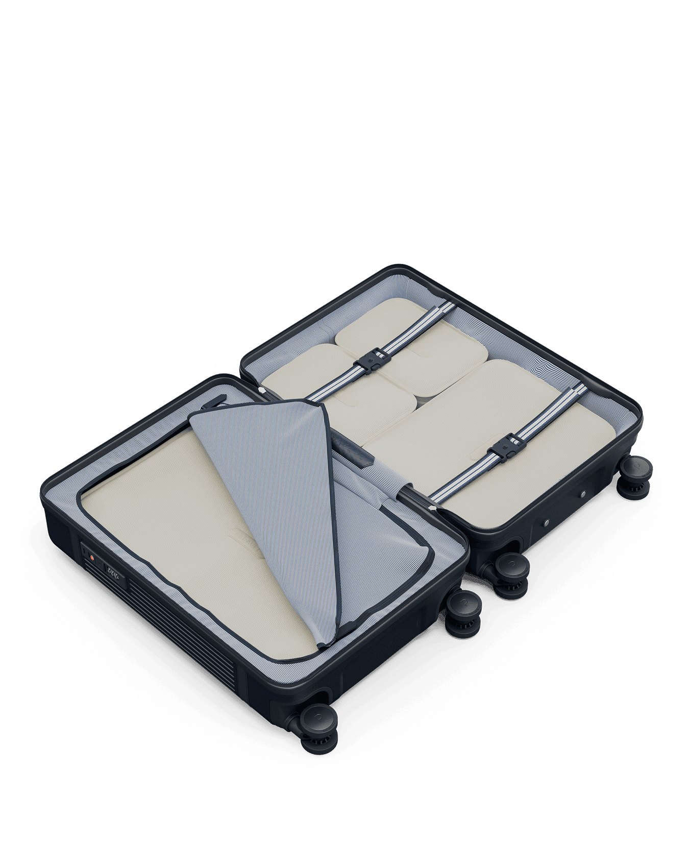 Paravel Packing Cubes - 4 Pack - Nantucket Cream (Beige) - Suitcase