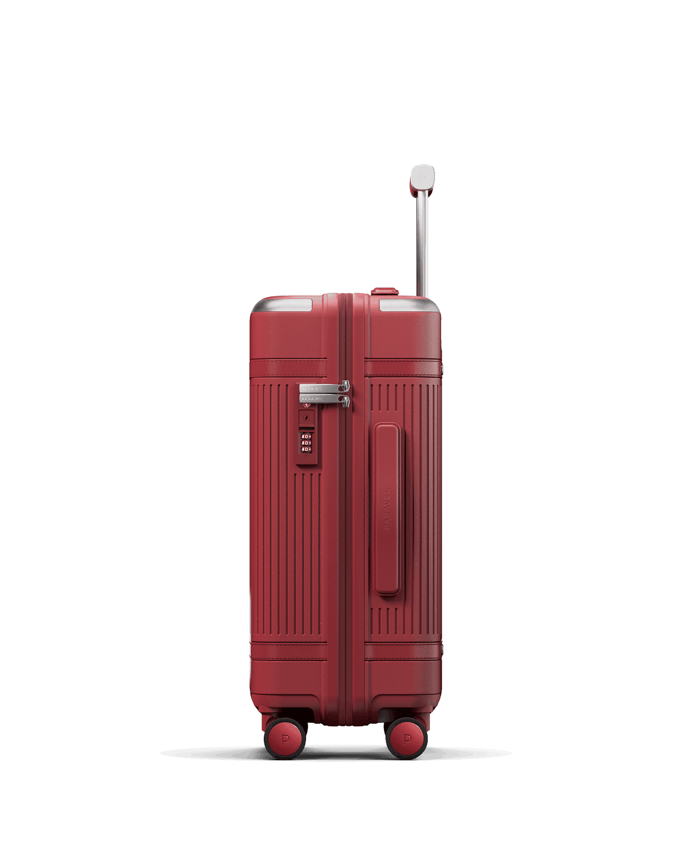 Paravel Aviator Carry On Suitcase - Newport Red (Red)