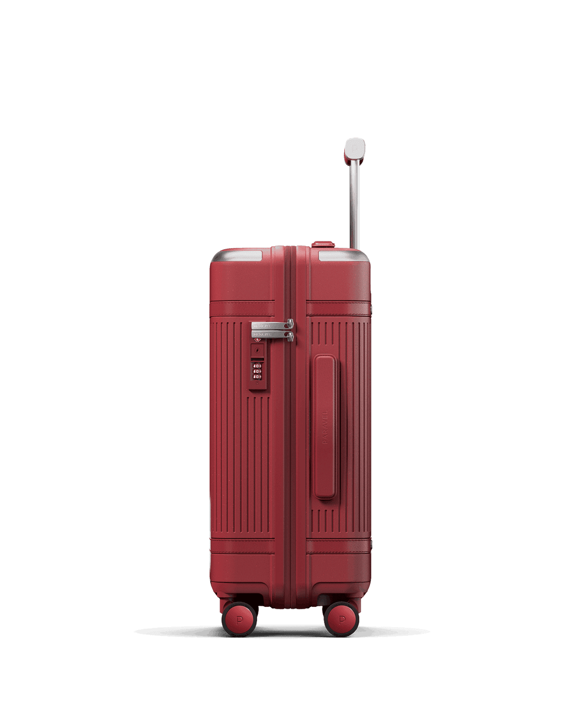 Paravel Aviator Carry On Suitcase - Newport Red (Red)