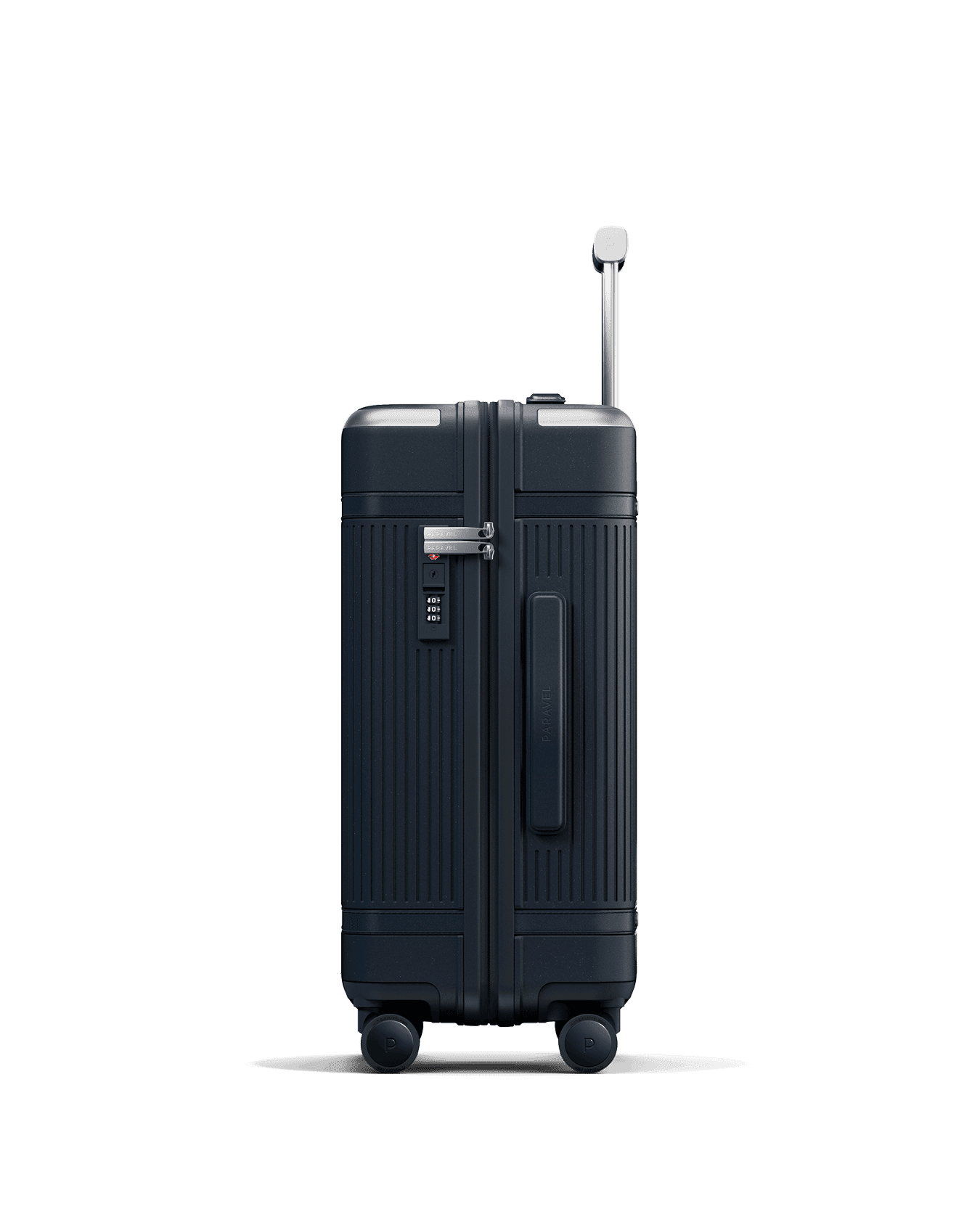 Paravel Aviator Carry On Plus Suitcase - Bar Harbor Navy (Navy) - Side