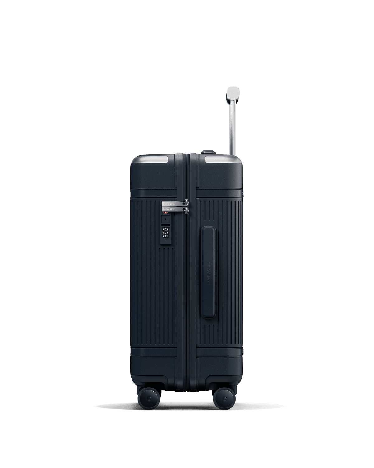 Paravel Aviator Carry On Plus Suitcase - Bar Harbor Navy (Navy) - Side