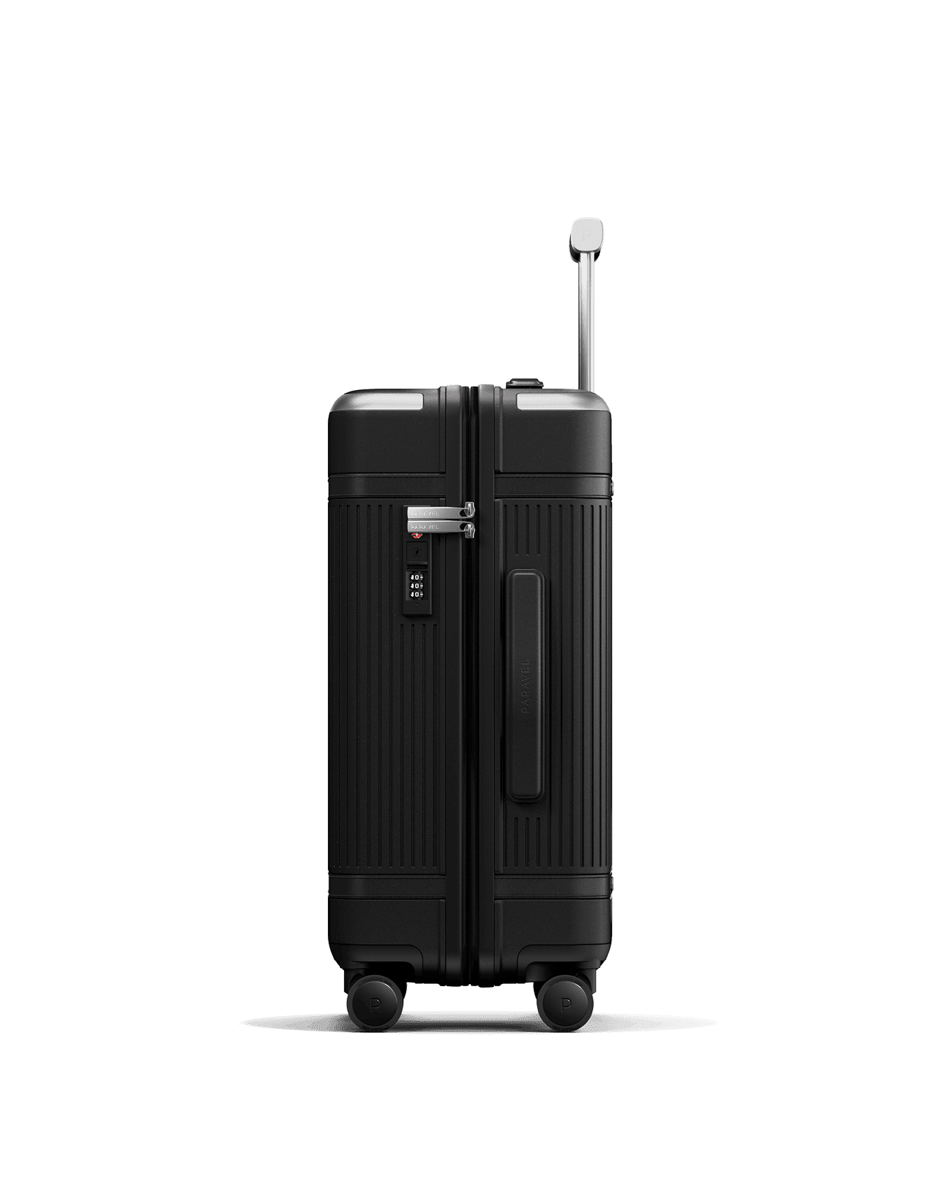 Paravel Aviator Carry On Plus Suitcase - Mystic Black (Black) - Side