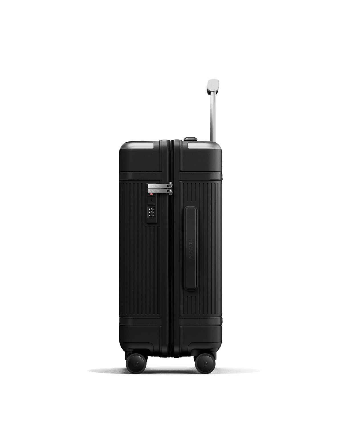 Paravel Aviator Carry On Plus Suitcase - Mystic Black (Black) - Side