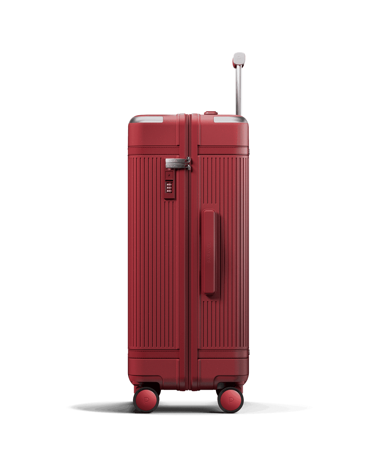 Paravel Aviator Grand (Medium) Suitcase - Newport Red (Red) - Side
