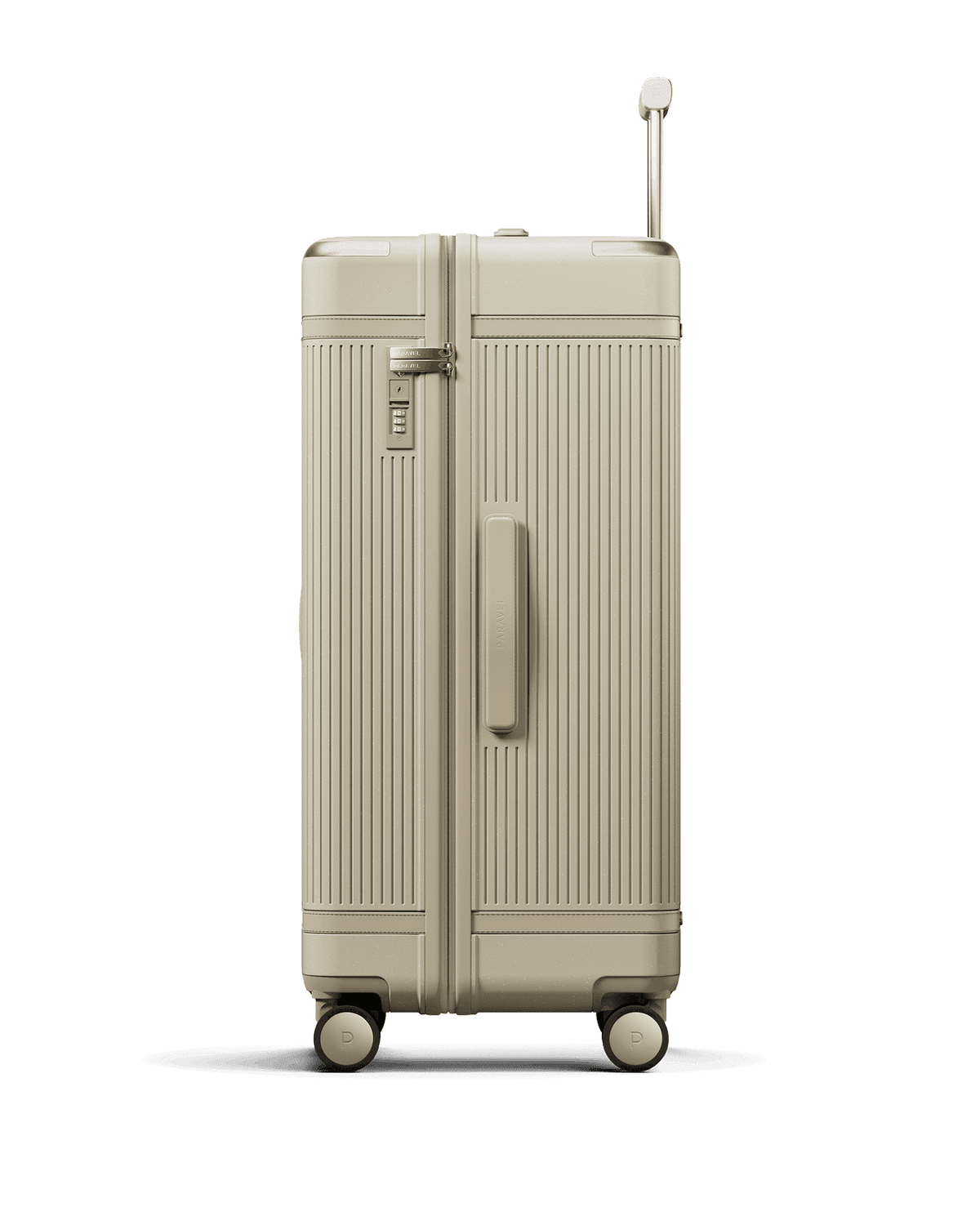 Paravel Aviator Trunk Suitcase - Nantucket Cream (Beige) - Side