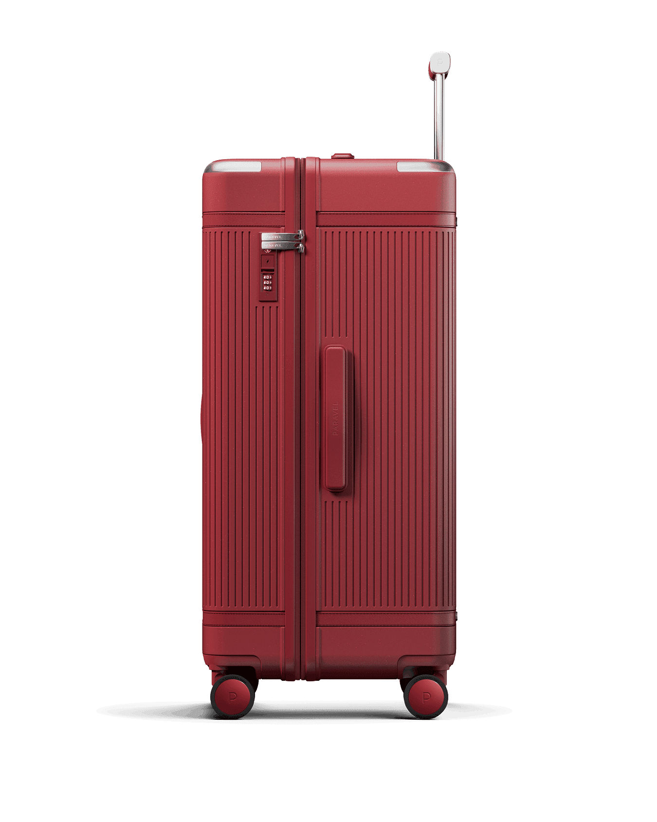 Paravel Aviator Trunk Suitcase - Newport Red (Red) - Side