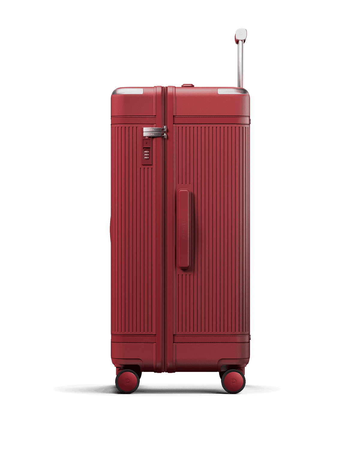 Paravel Aviator Trunk Suitcase - Newport Red (Red) - Side